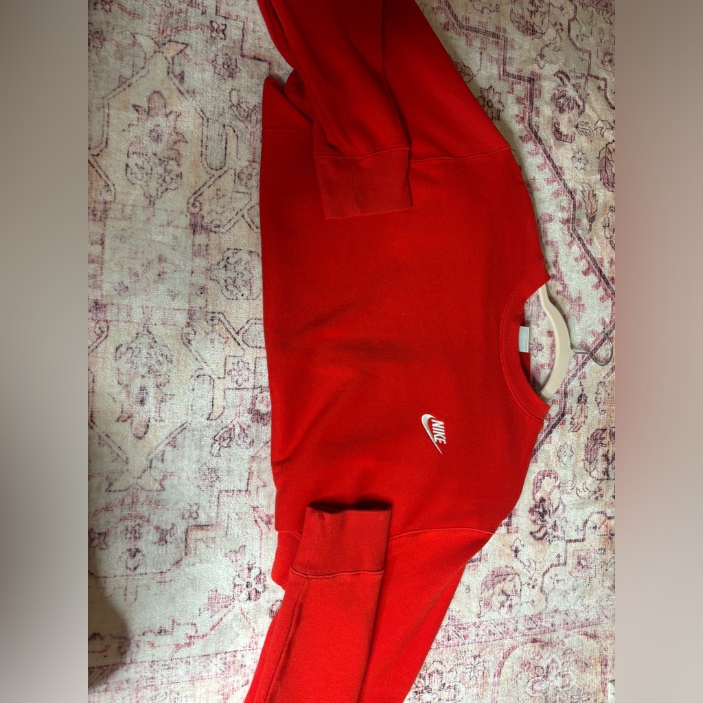 Red Nike Crewneck